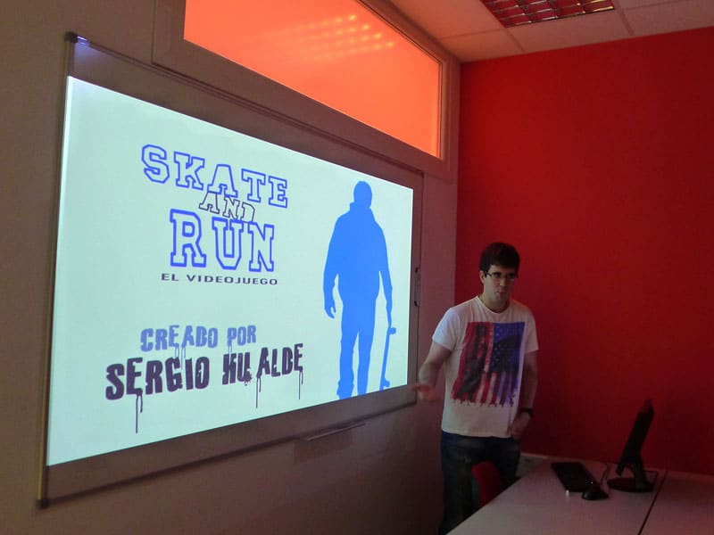 Sergio Hualde ha resultado ganador de una Beca Crea con su juego Skate and Run